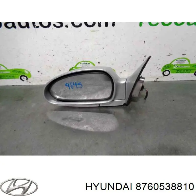 Бічне дзеркало заднього виду на Hyundai Sonata EU4