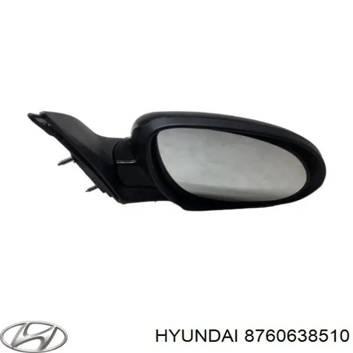8760638510 Hyundai/Kia дзеркало заднього виду, праве