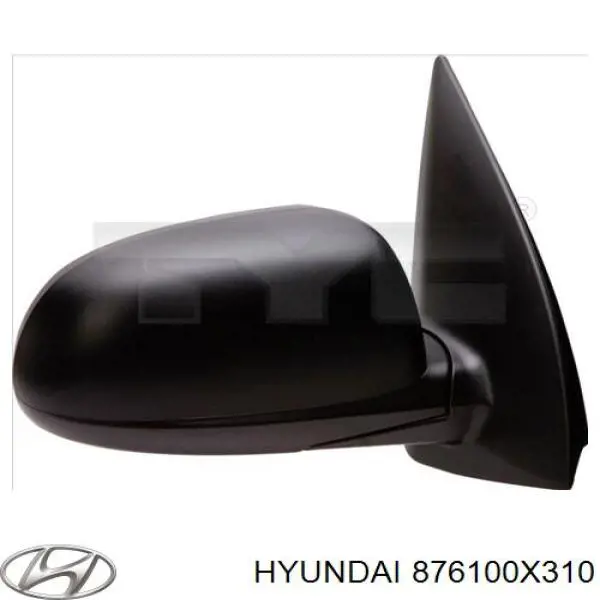 Ліве бічне дзеркало Polcar 40A1511S ціна, від 44.02 USD