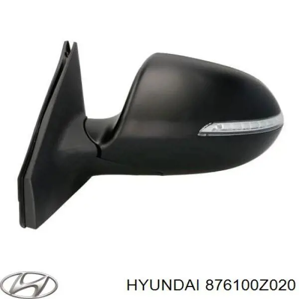 876100Z020 Hyundai/Kia Дзеркало заднього виду, ліве