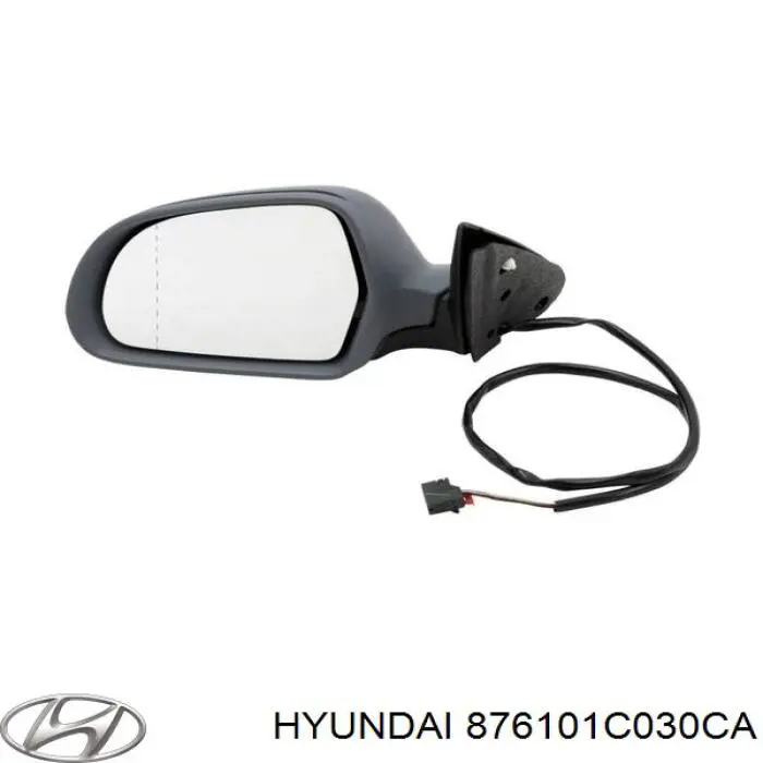 Купити 876101C030CA Hyundai/Kia Бічне дзеркало заднього виду ліве