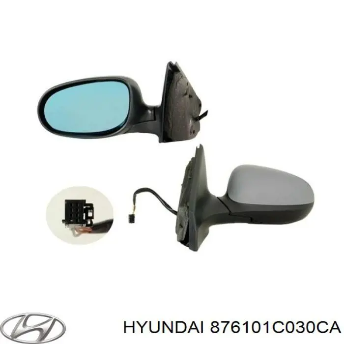 Ліве бокове дзеркало 876101C030CA Hyundai/Kia