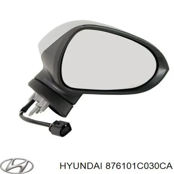 Ліве бічне дзеркало Hyundai/Kia 876101C030CA ціна, від 27.28 USD