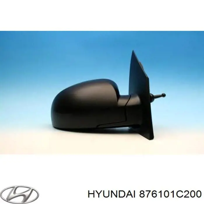Купити 876101C200 Hyundai/Kia Бічне дзеркало заднього виду ліве