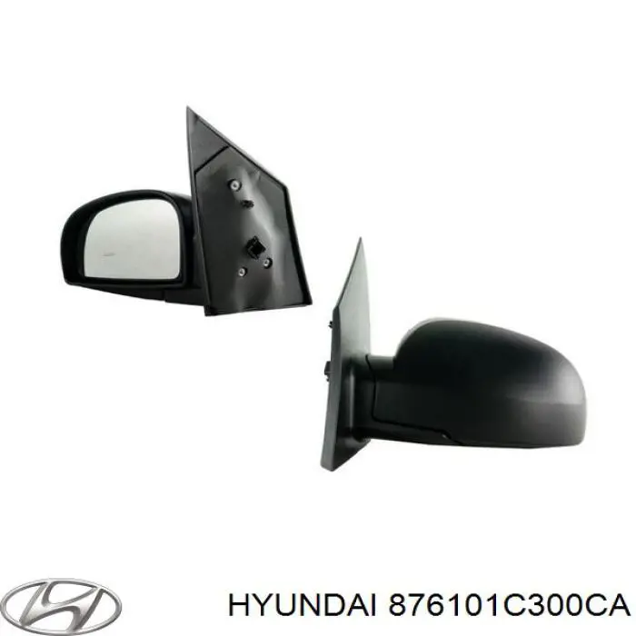 Ліве бокове дзеркало 4042544E Polcar