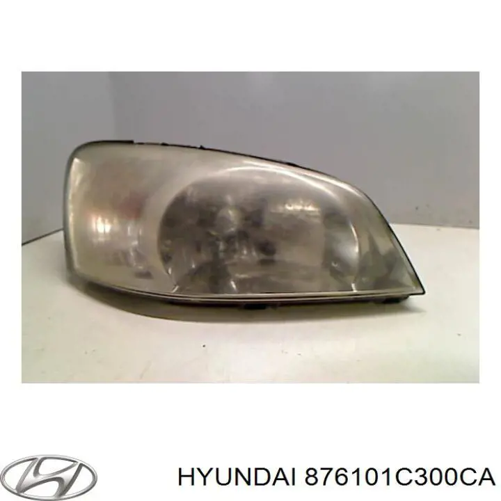 Ліве бокове дзеркало 876101C300CA Hyundai/Kia