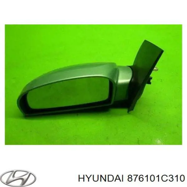 876101C310 Hyundai/Kia Дзеркало заднього виду, ліве