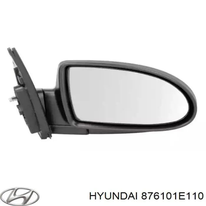 876101E110 Hyundai/Kia дзеркало заднього виду, ліве