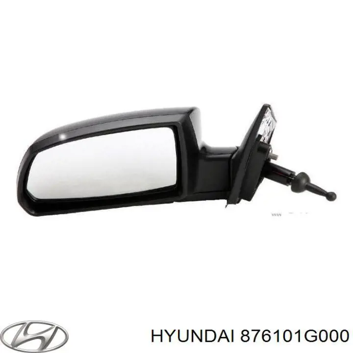 Ліве бічне дзеркало Hyundai/Kia 876101G000 ціна, від 59.85 USD