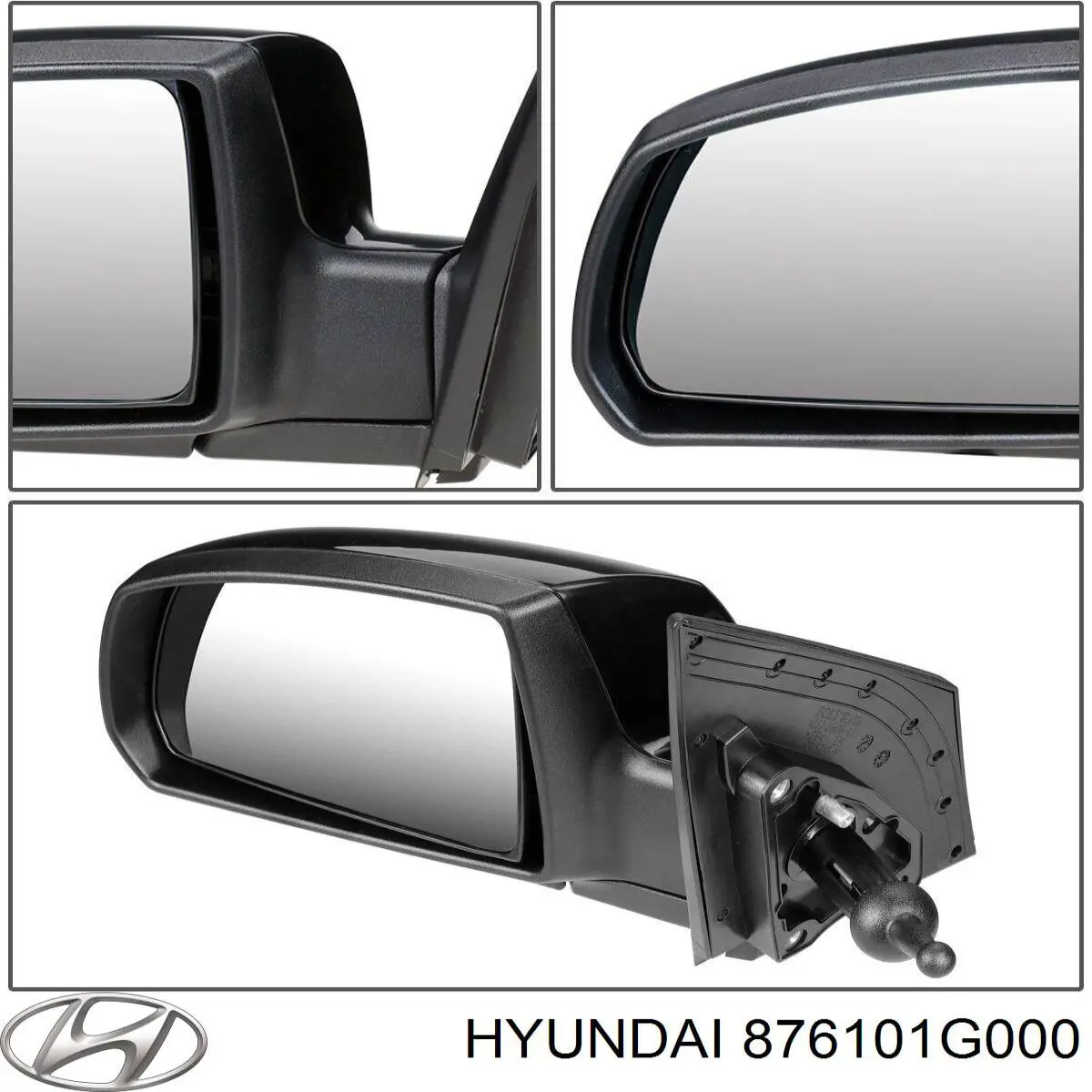 Дзеркало ліве Hyundai/Kia 876101G010