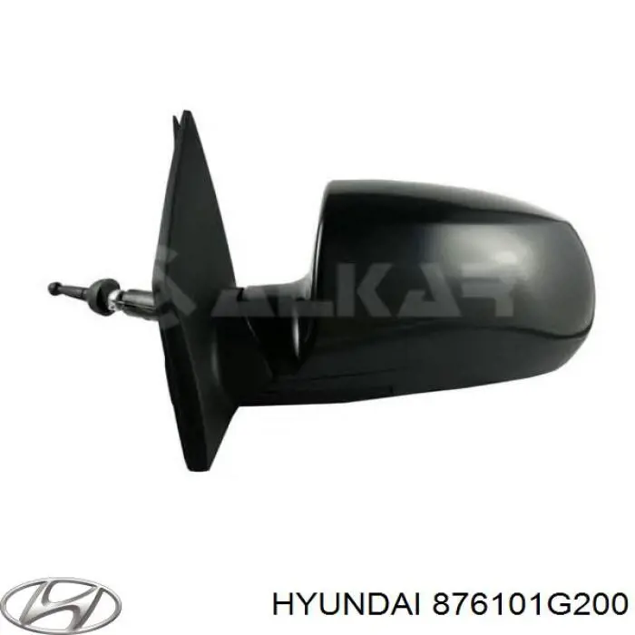 Ліве бокове дзеркало 876101G200 Hyundai/Kia