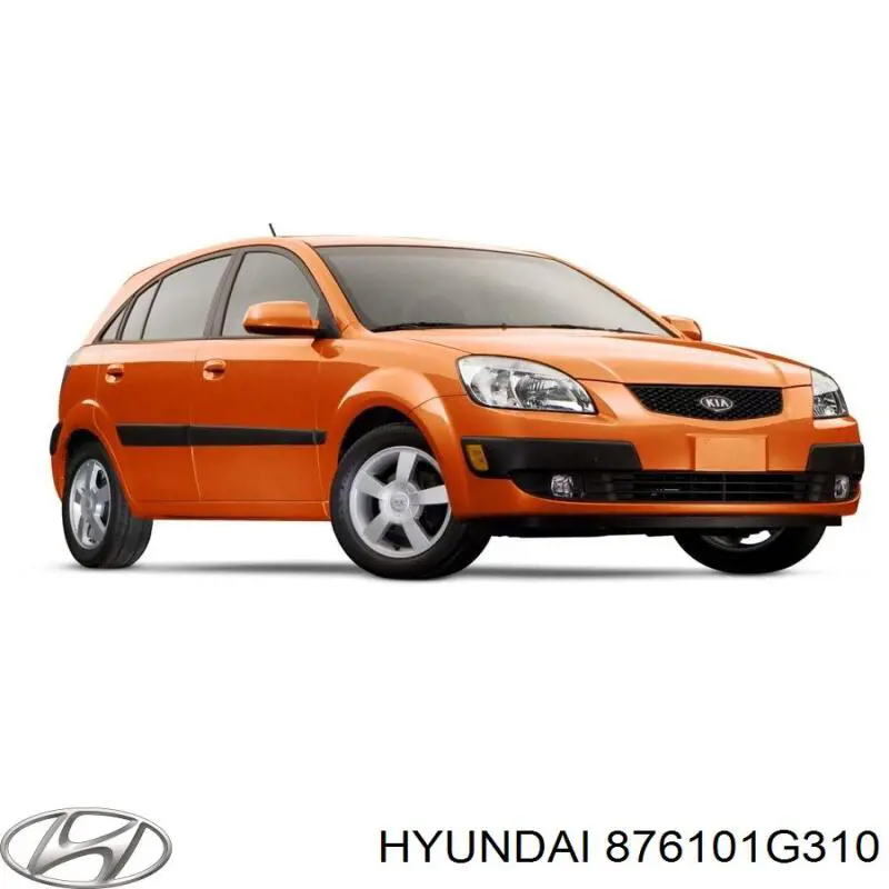 Купити 876101G310 Hyundai/Kia Бічне дзеркало заднього виду ліве