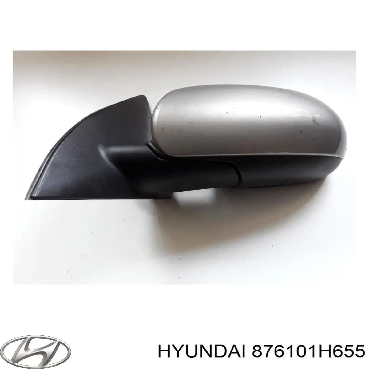 876101H655 Hyundai/Kia Дзеркало заднього виду, ліве