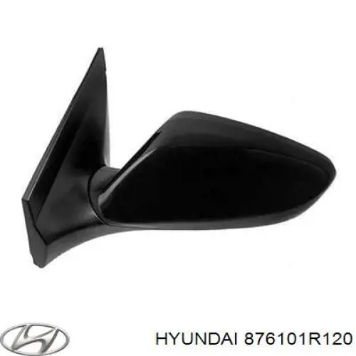 Купити 876101R010AS Hyundai/Kia Бічне дзеркало заднього виду ліве
