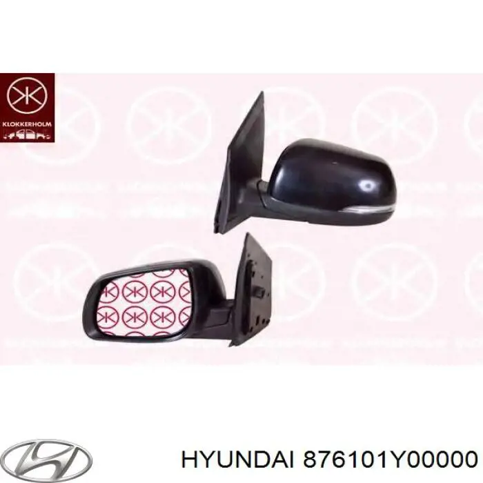Купити 876101Y00000 Hyundai/Kia Бічне дзеркало заднього виду ліве