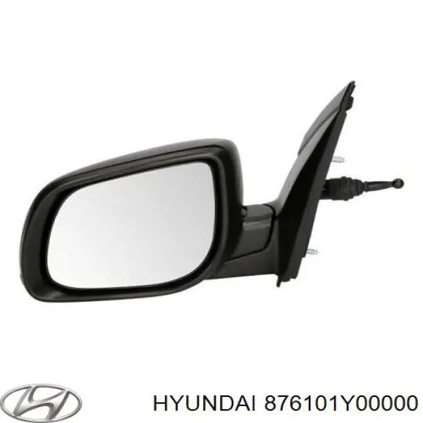 876101Y00000 Hyundai/Kia Дзеркало заднього виду, ліве
