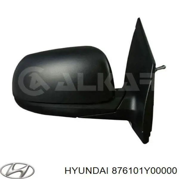 Ліве бічне дзеркало Hyundai/Kia 876101Y00000 ціна, від 46.67 USD