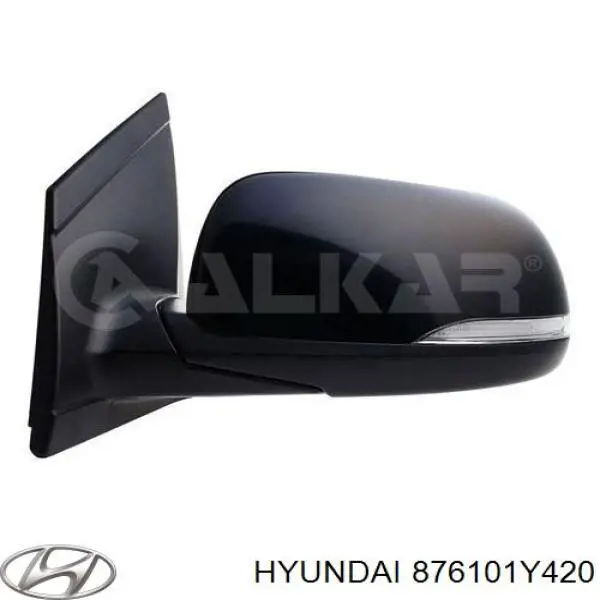 Ліве бічне дзеркало Hyundai/Kia 876101Y420 ціна, від 387.20 USD