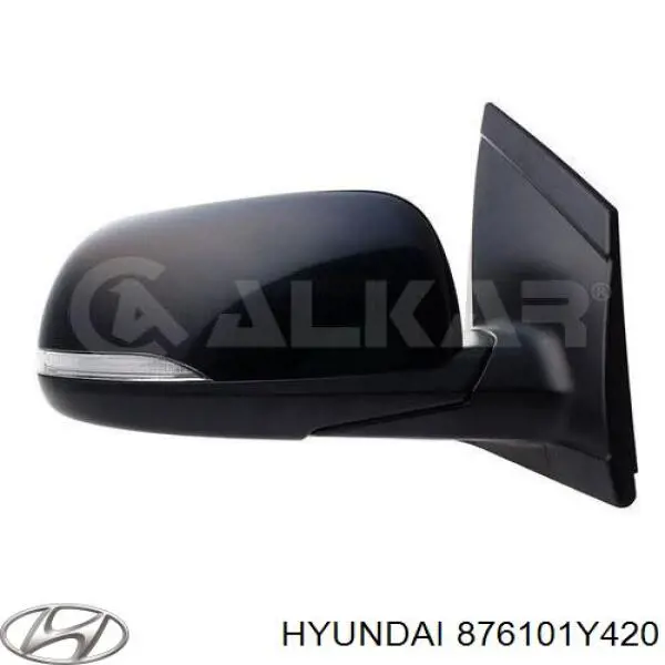 Купити 876101Y420 Hyundai/Kia Бічне дзеркало заднього виду ліве