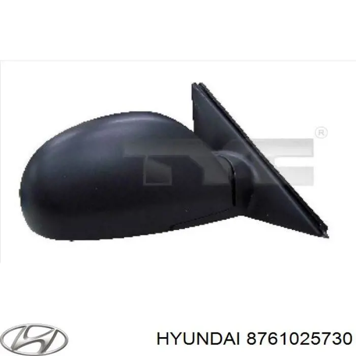 Ліве бічне дзеркало Hyundai/Kia 8761025730 ціна, від 25.41 USD