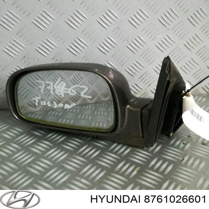 Ліве бічне дзеркало Hyundai/Kia 8761026601 ціна, від 83.06 USD