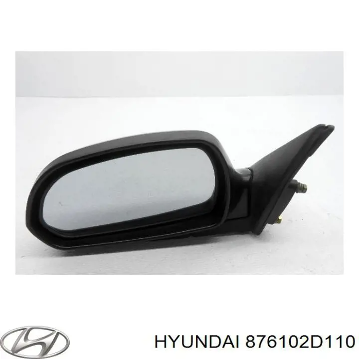 Ліве бічне дзеркало Hyundai/Kia 876102D110 ціна, від 444.65 USD