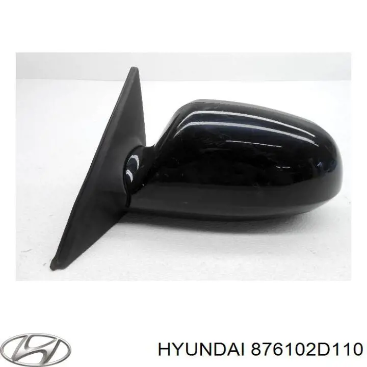 876102D110 Hyundai/Kia дзеркало заднього виду, ліве