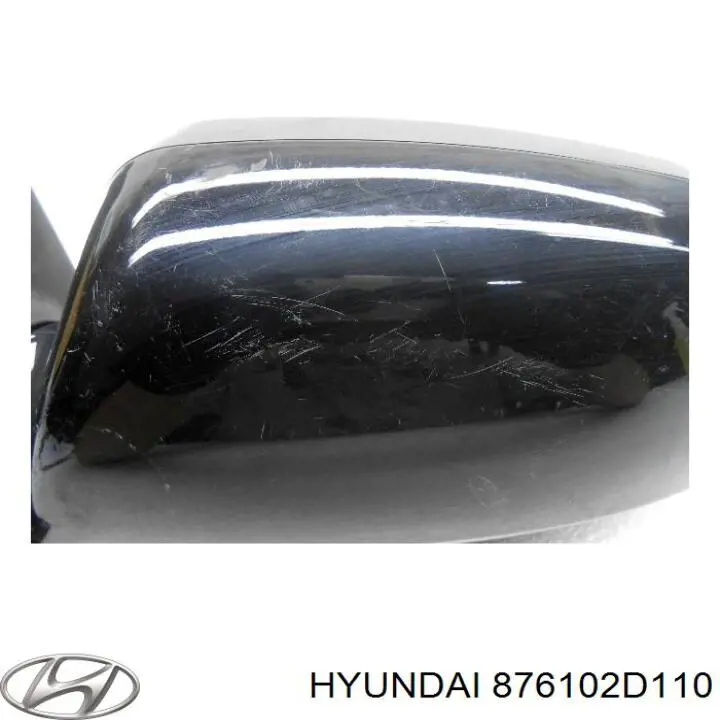Ліве бокове дзеркало 876102D110 Hyundai/Kia