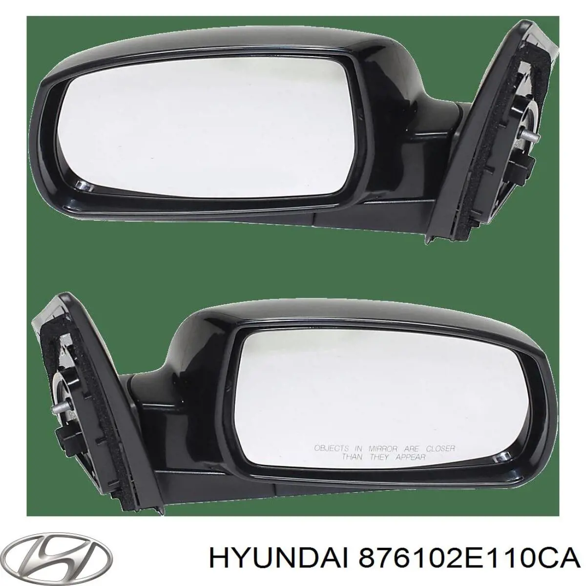 876102E110CA Hyundai/Kia Дзеркало заднього виду, ліве