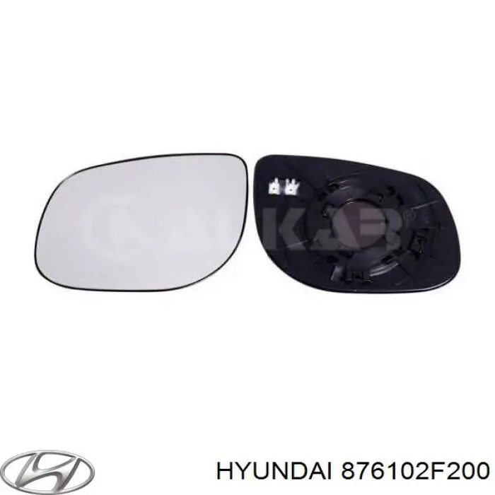 876102F201 Hyundai/Kia Дзеркало заднього виду, ліве