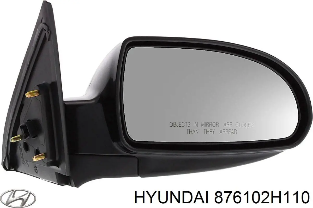 Бічне дзеркало заднього виду на Hyundai Elantra HD