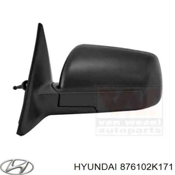 Купити 876102K171 Hyundai/Kia Бічне дзеркало заднього виду ліве