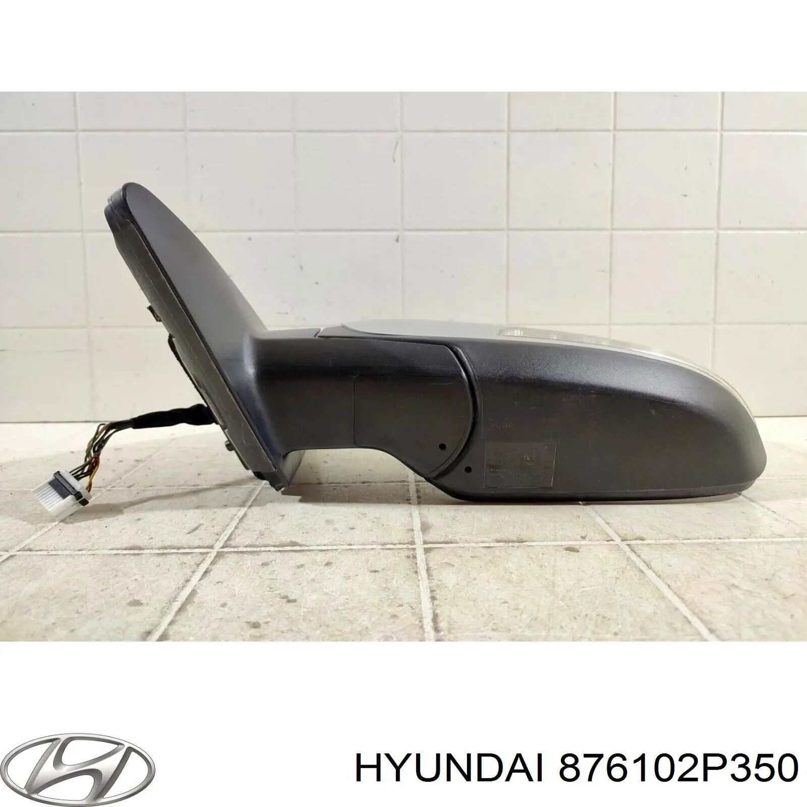 Ліве бічне дзеркало Hyundai/Kia 876102P350 ціна, від 38.12 USD