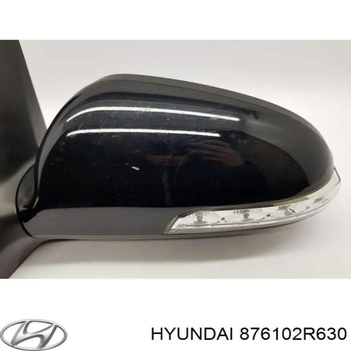876102R630 Hyundai/Kia Дзеркало заднього виду, ліве