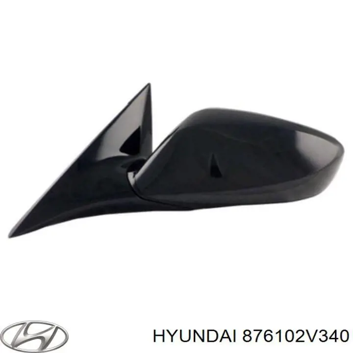 Ліве бічне дзеркало Hyundai/Kia 876102V340 ціна, від 104.42 USD