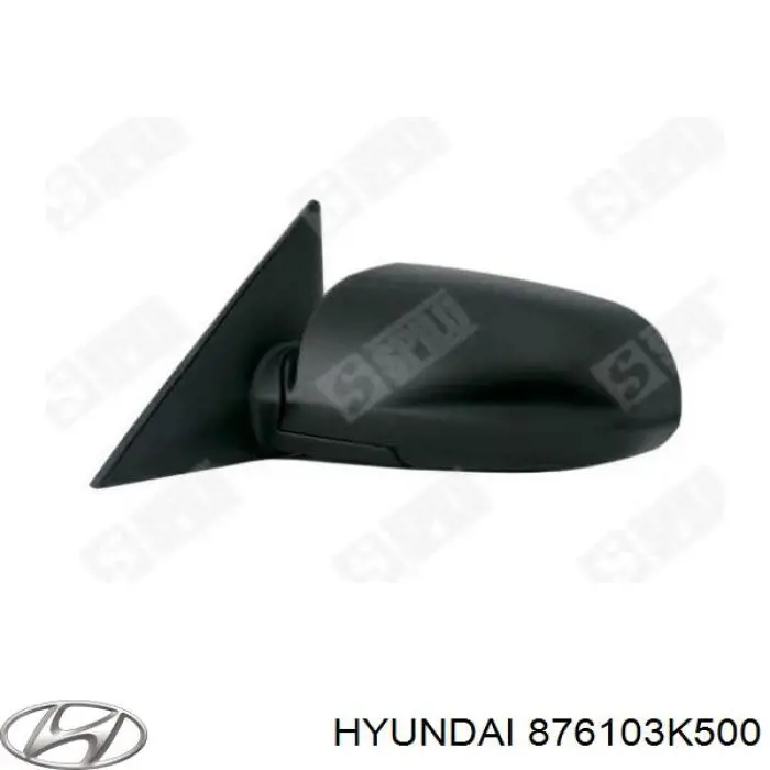Бічне дзеркало заднього виду на Hyundai Sonata NF