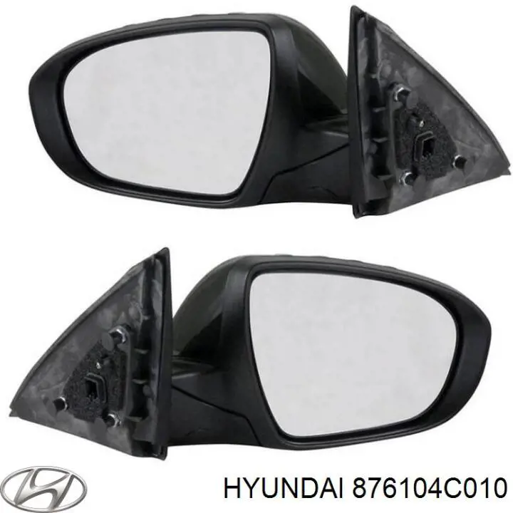 Ліве бічне дзеркало Hyundai/Kia 876104C010 ціна, від 94.03 USD