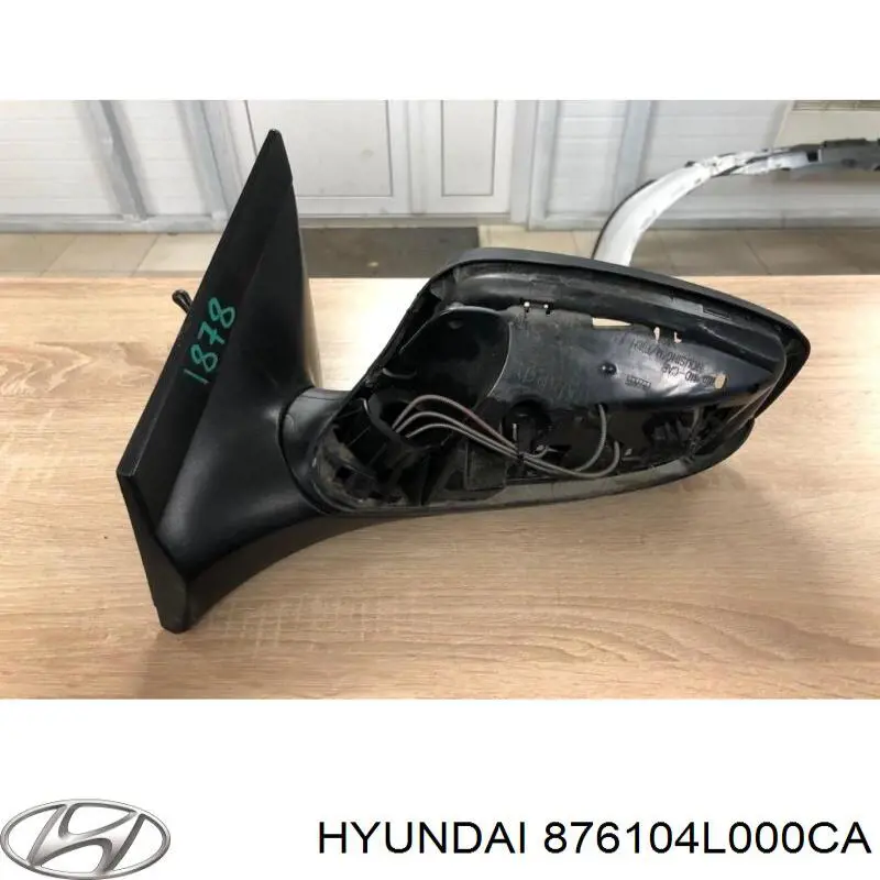 876104L000CA Hyundai/Kia дзеркало заднього виду, ліве