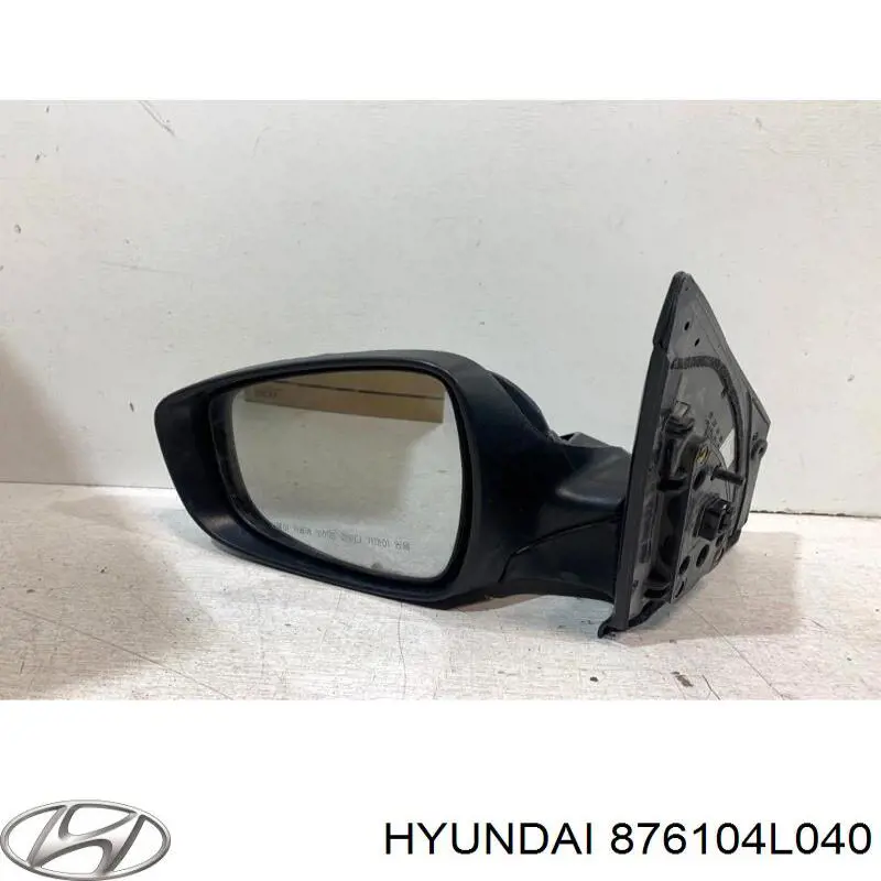 876104L040 Hyundai/Kia дзеркало заднього виду, ліве