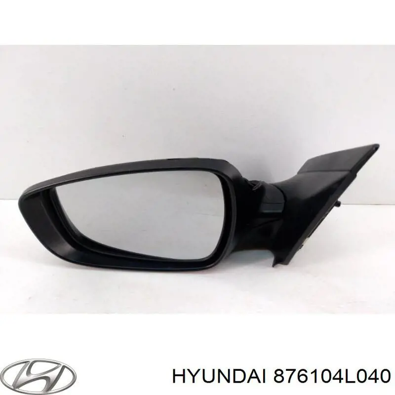 876104L040 Hyundai/Kia Дзеркало заднього виду, ліве