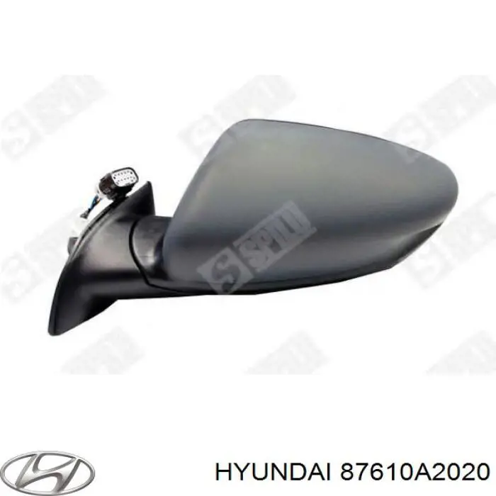 Купити 87610A2020 Hyundai/Kia Бічне дзеркало заднього виду ліве