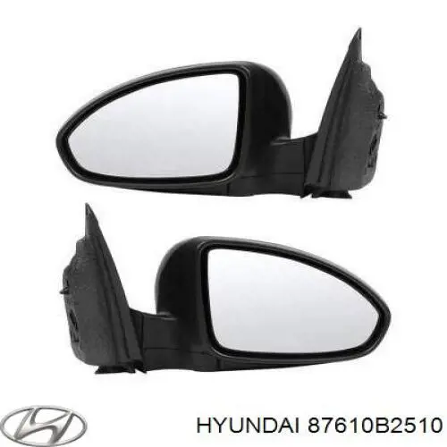 Ліве бокове дзеркало 87610B2510 Hyundai/Kia