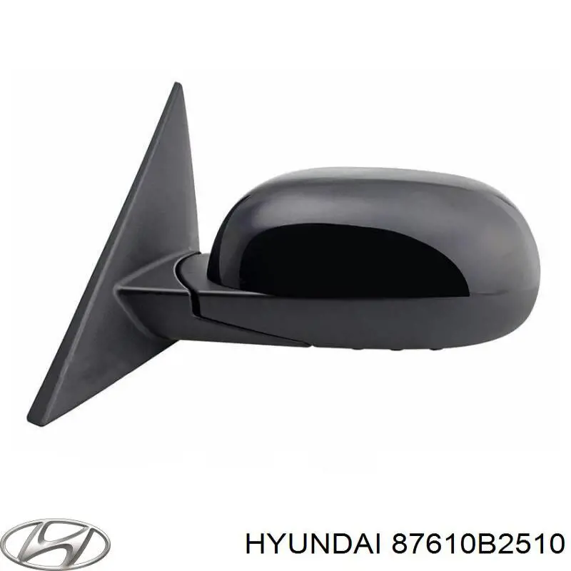 Ліве бічне дзеркало Hyundai/Kia 87610B2510 ціна, від 12.57 USD
