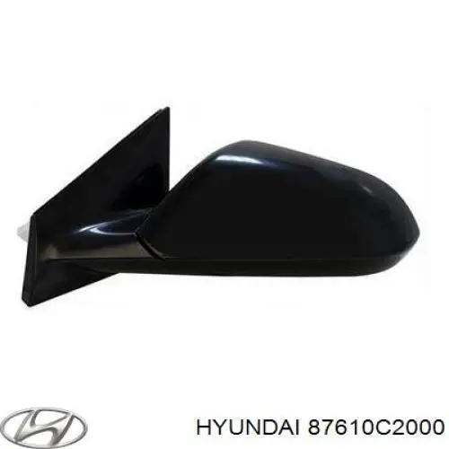 Ліве бічне дзеркало Hyundai/Kia 87610C2000 ціна, від 23.90 USD