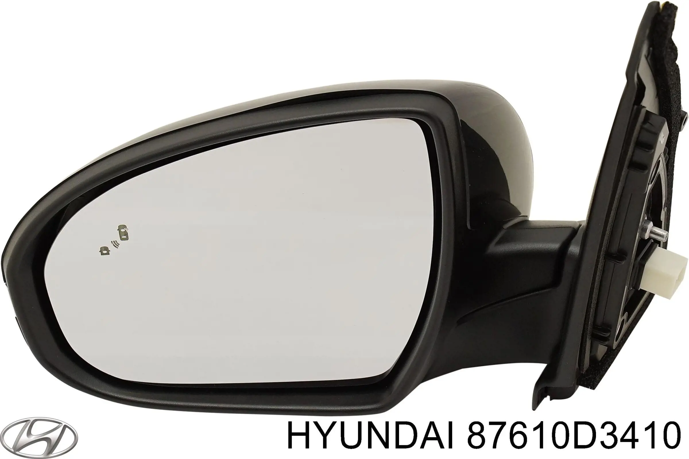 87610D3410 Hyundai/Kia Дзеркало заднього виду, ліве