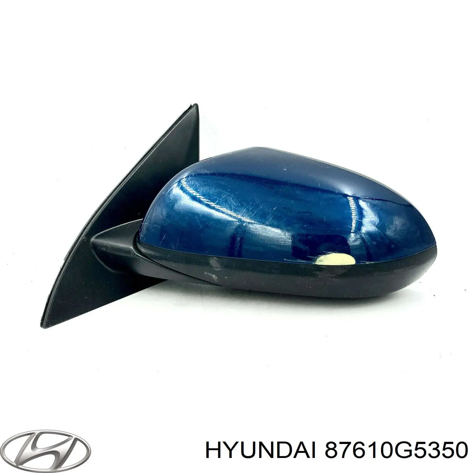 87610G5350 Hyundai/Kia Дзеркало заднього виду, ліве