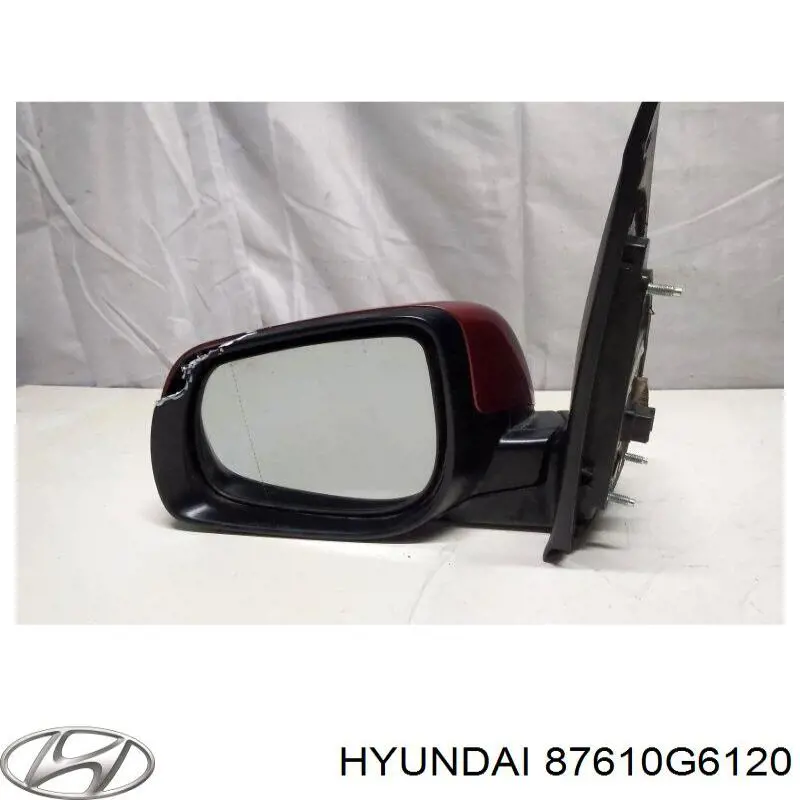 Ліве бічне дзеркало Hyundai/Kia 87610G6120 ціна, від 269.14 USD