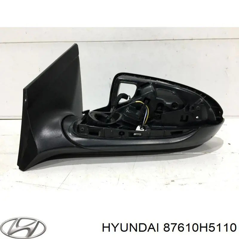 87610H5110 Hyundai/Kia Дзеркало заднього виду, ліве