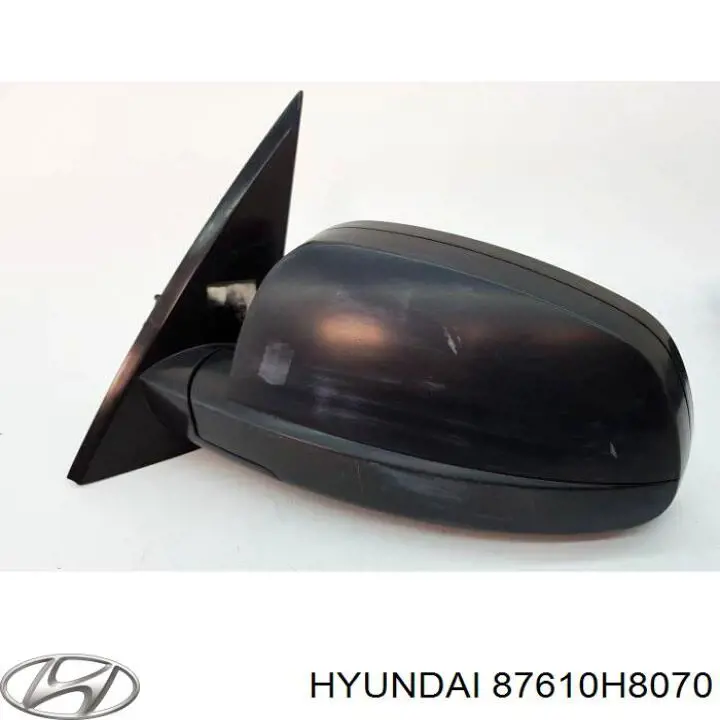 Купити 87610H8070 Hyundai/Kia Бічне дзеркало заднього виду ліве