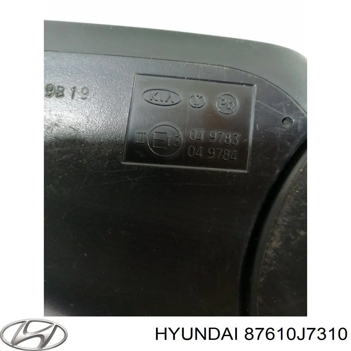 Купити 87610J7310 Hyundai/Kia Бічне дзеркало заднього виду ліве